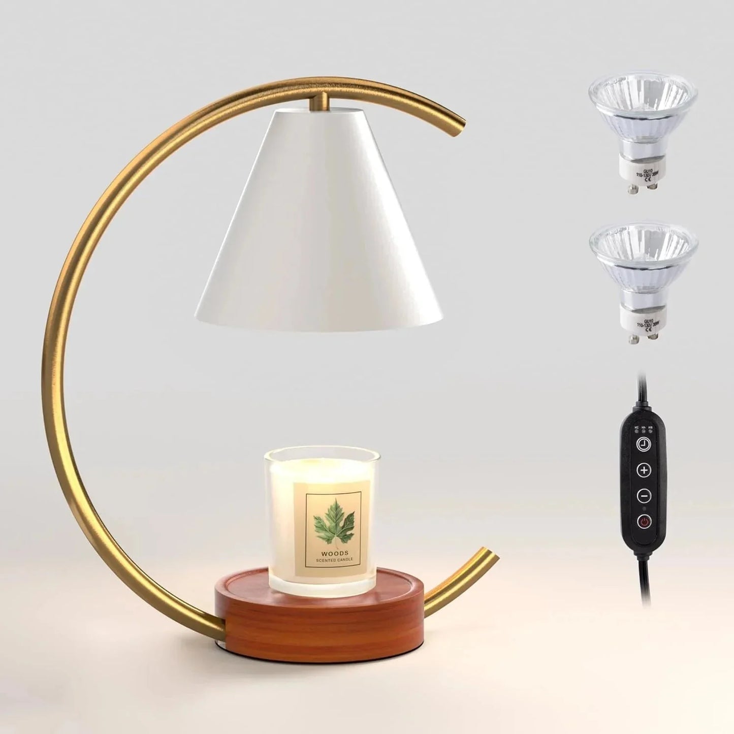 Dimmable Candle Warmer Lamp – Efficient, Flame - Free Fragrance - Zenobia’s Aura