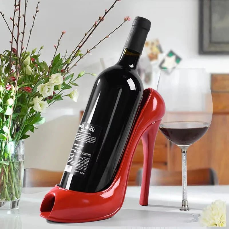 High Heel Shoe Wine Bottle Holder - Zenobia’s Aura