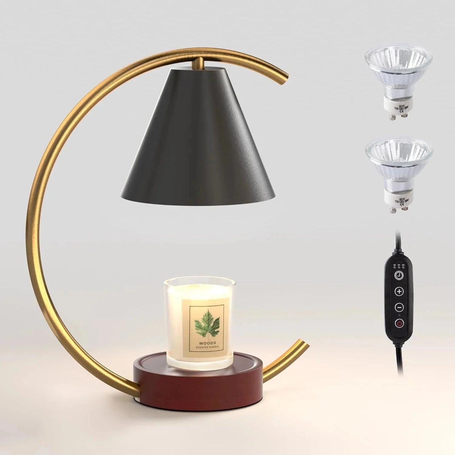 Dimmable Candle Warmer Lamp – Efficient, Flame - Free Fragrance - Zenobia’s Aura