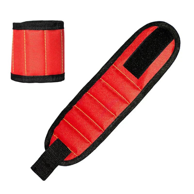 Strong Magnetic Wristband – Portable Tool Bag for Holding Screws, Nails, Nuts, Bolts, and Drill Bits - Zenobia’s Aura