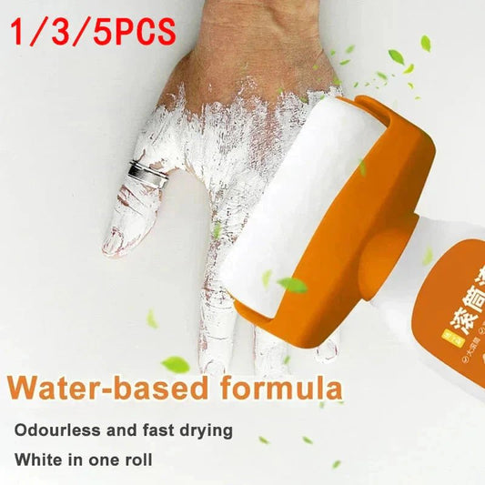 Antibacterial Wall Paint – Strong Repair Latex Paint with Roller Brush for Living Room & Kitchen - Zenobia’s Aura