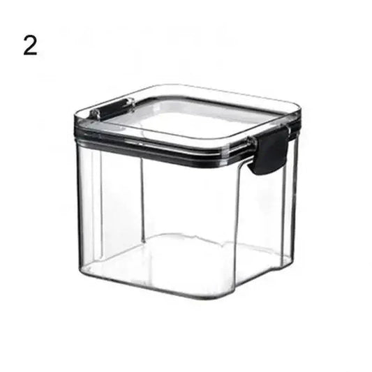 Multipurpose Food Storage Containers Set - Clear Jars with Lids for Cereal, Candy, and Dry Goods - Zenobia’s Aura