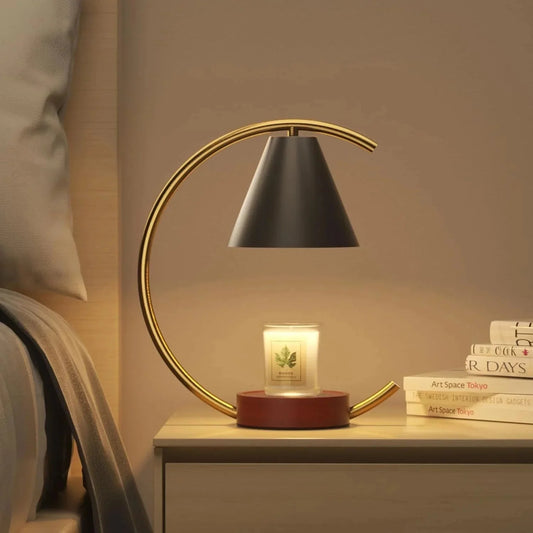 Dimmable Candle Warmer Lamp – Efficient, Flame - Free Fragrance - Zenobia’s Aura