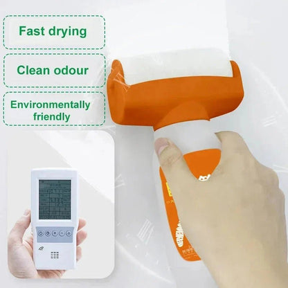 Antibacterial Wall Paint – Strong Repair Latex Paint with Roller Brush for Living Room & Kitchen - Zenobia’s Aura