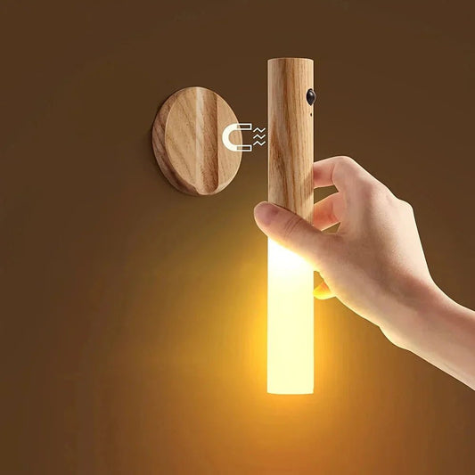 Intelligent Human Body Induction LED Night Light – Rechargeable Wall Light for Corridor, Cabinet, and Toilet - Zenobia’s Aura