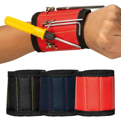 Strong Magnetic Wristband – Portable Tool Bag for Holding Screws, Nails, Nuts, Bolts, and Drill Bits - Zenobia’s Aura